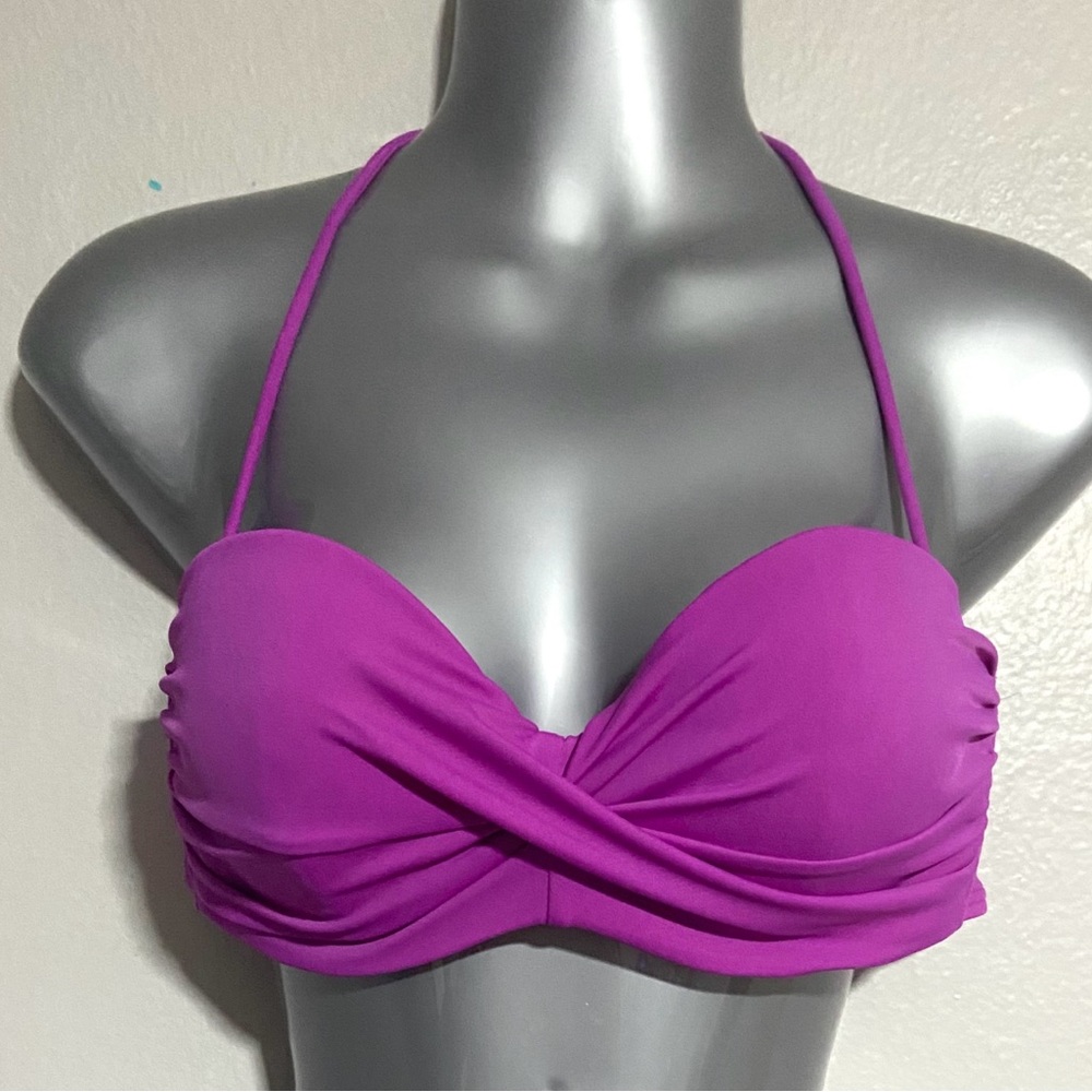 Victoria’s Secret  Purple Halter Bikini Top